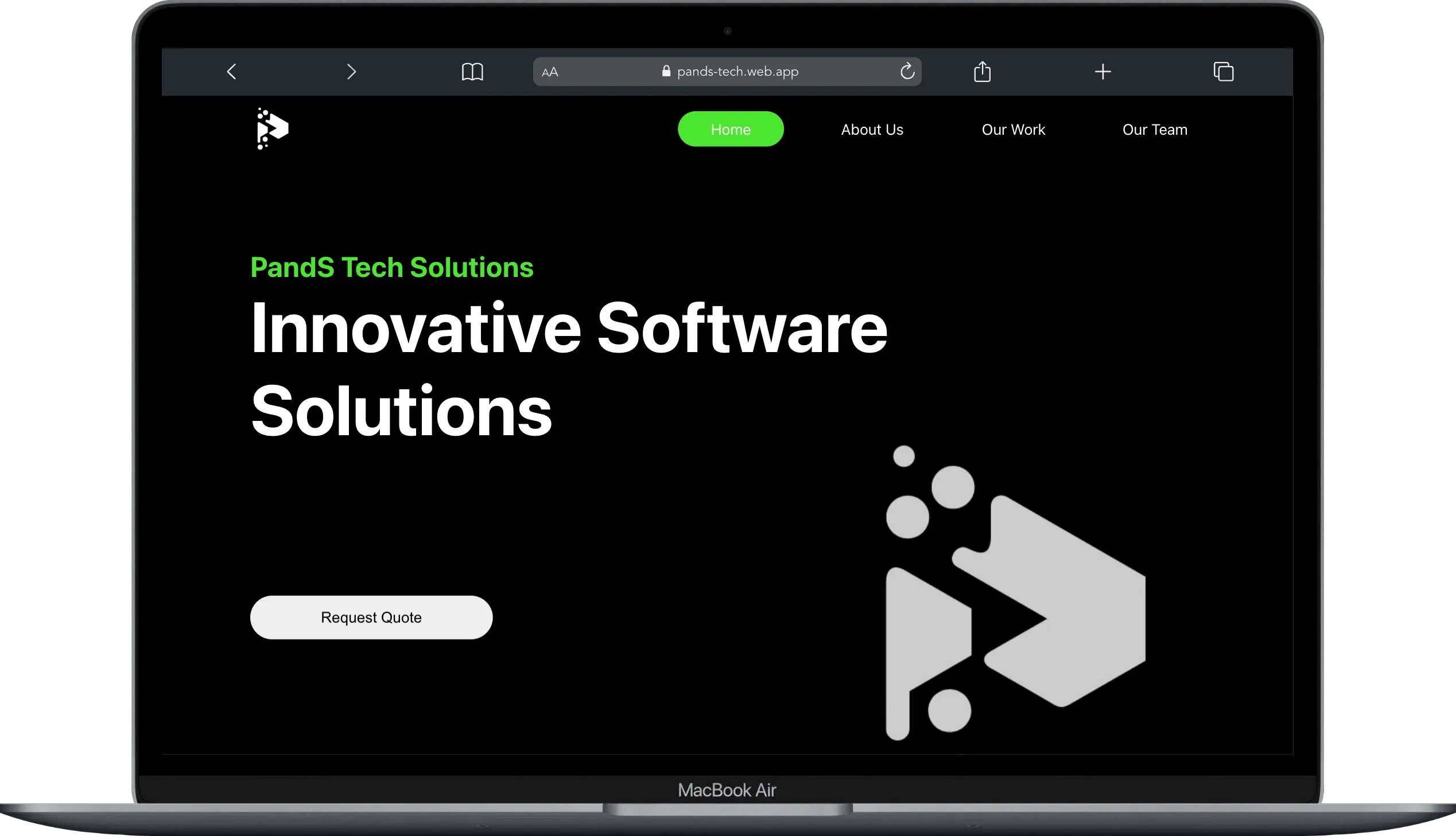 Personal business website